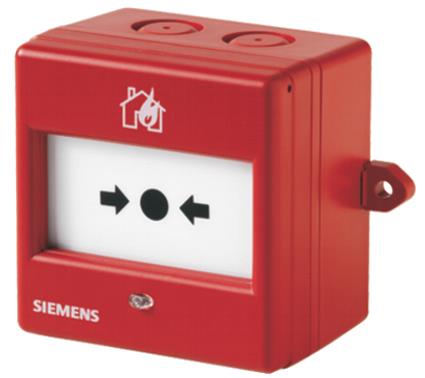 FDM226-RG Manual call point with glass plate incl. housing base, built-in isolator